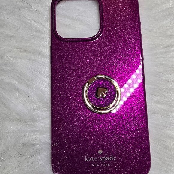 Kate Spade Glitter iPhone 15 Case KJ084 - Picture 2 of 6